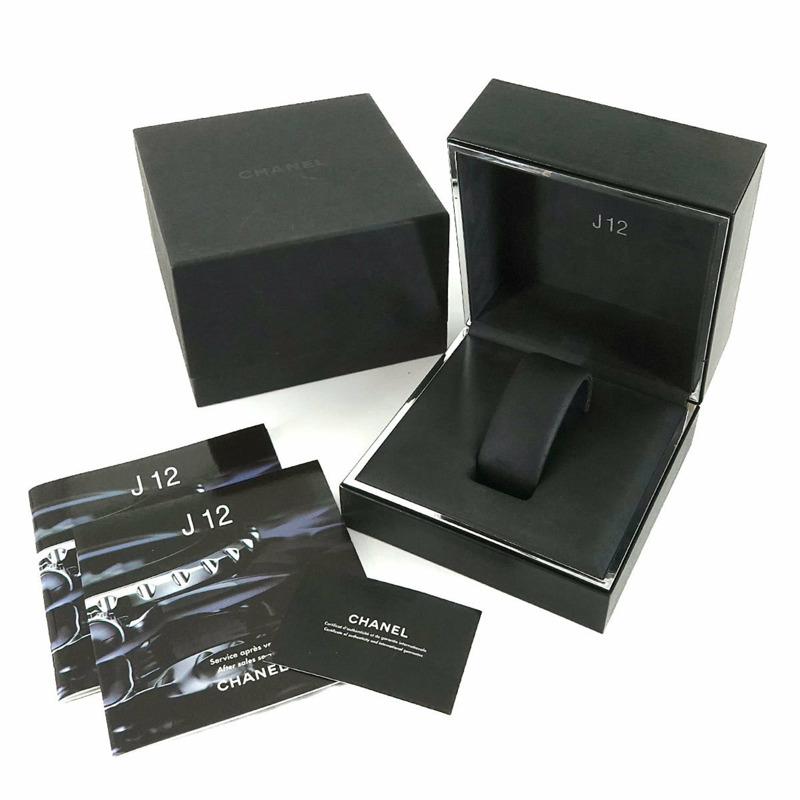 香奈兒 J12 H0680 女士腕錶，33毫米，日期顯示，黑色陶瓷錶殼，石英機芯-1