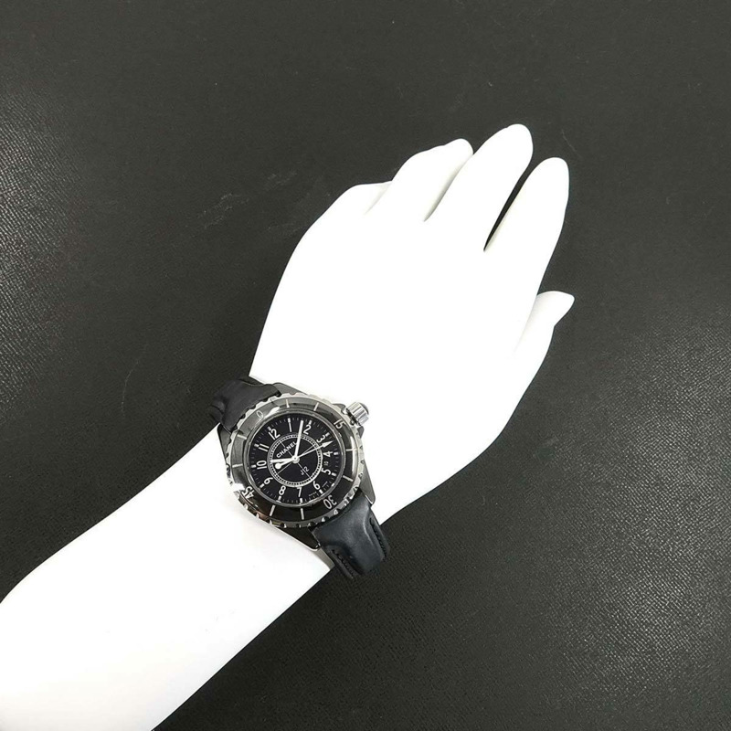 香奈兒 J12 H0680 女士腕錶，33毫米，日期顯示，黑色陶瓷錶殼，石英機芯-3