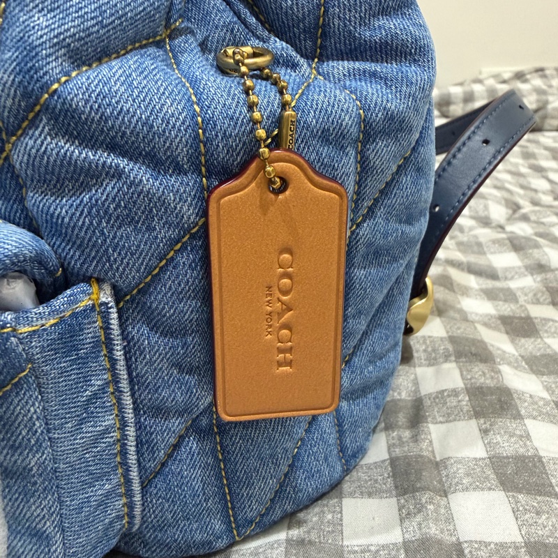 黃銅色金屬配件/靛藍色-20