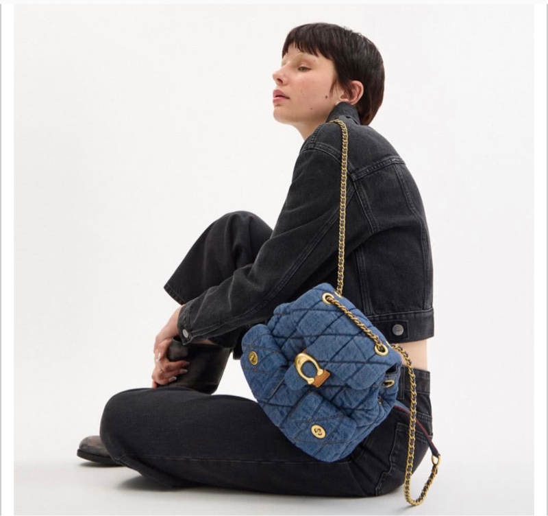 黃銅色金屬配件/靛藍色-22