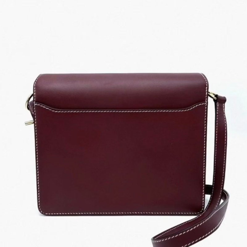 hermes豬鼻子波爾多酒紅晤面box皮肩背斜背包23*21*7 98新配件塵袋-4
