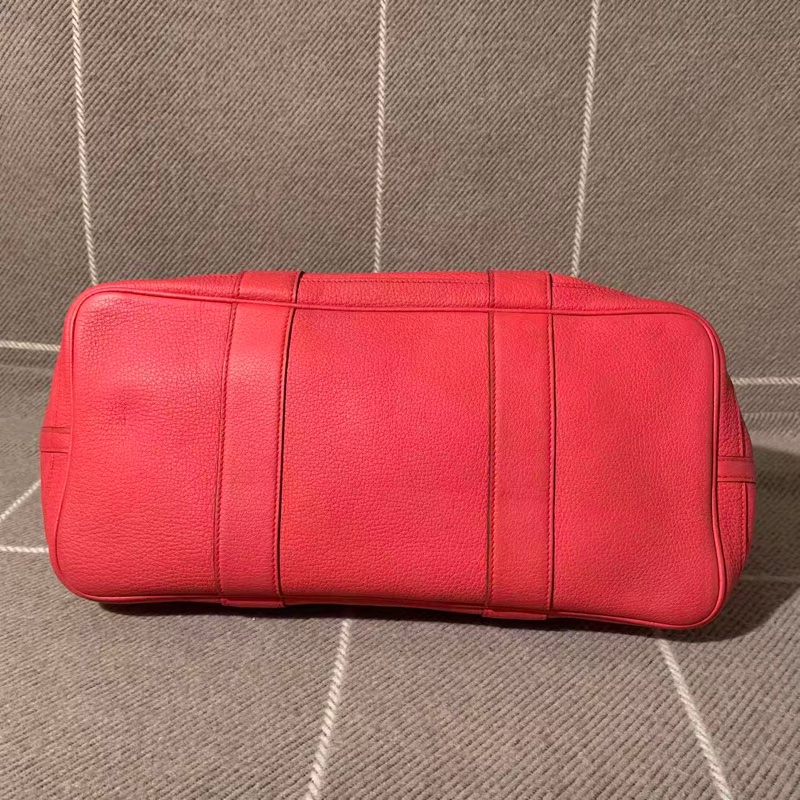 二手Hermes愛馬仕garden party36齋普爾粉，邊角護理過，o刻-2