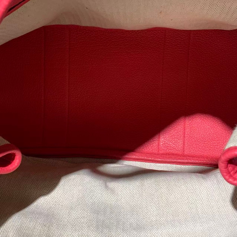 二手Hermes愛馬仕garden party36齋普爾粉，邊角護理過，o刻-3