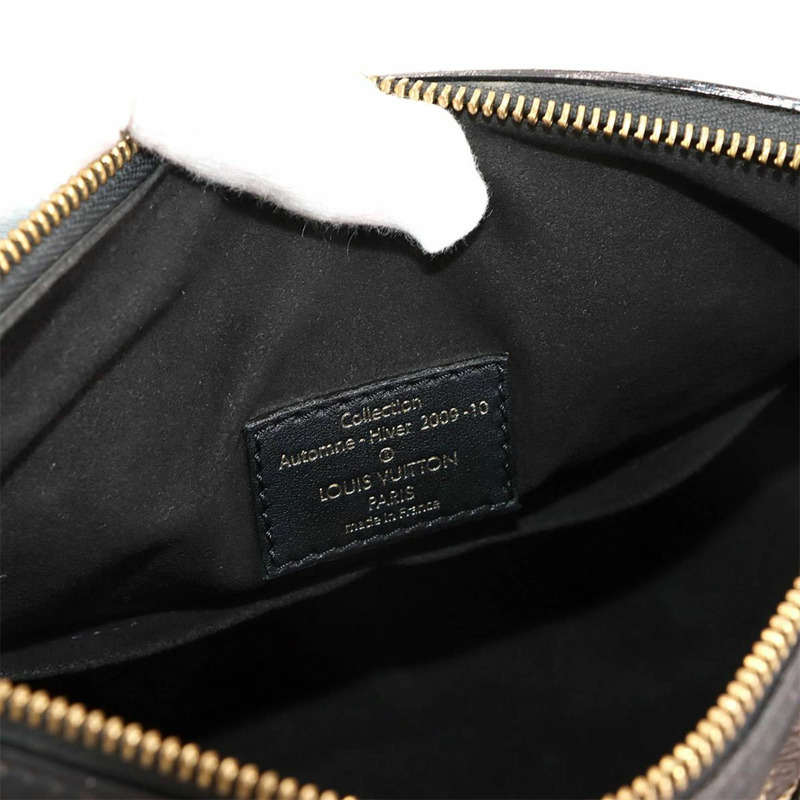 路易威登 Monogram Eclipse All Speedy 30 手提包，棕色搭配金色亮片，M40244-7