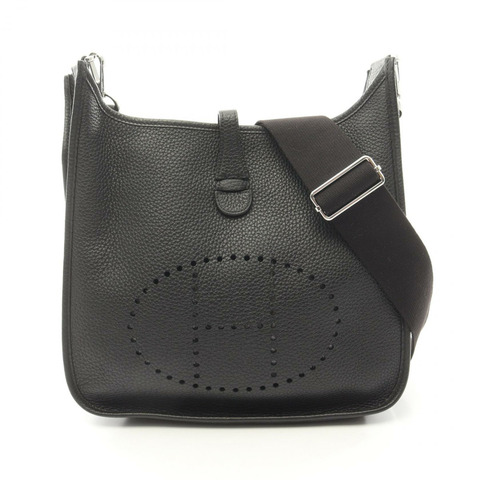 愛馬仕 Evelyne 3 PM 肩挎包 W 056277CK Taurillon Clemence SHW BK