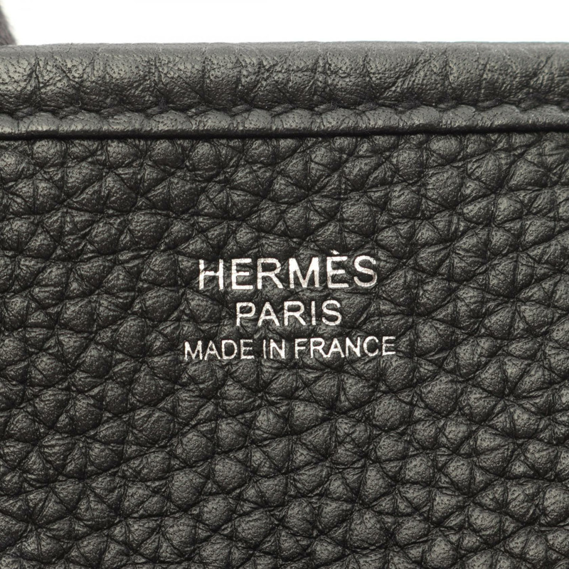 愛馬仕 Evelyne 3 PM 肩挎包 W 056277CK Taurillon Clemence SHW BK-3