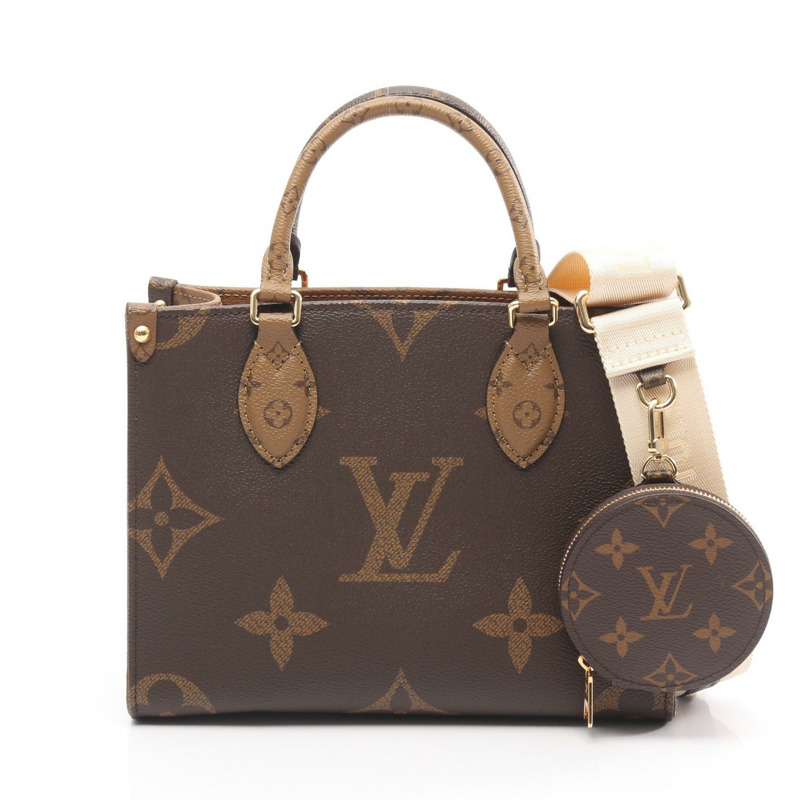 路易威登 On the Go PM 斜背手提包 M46373 Monogram Giant Reverse-0