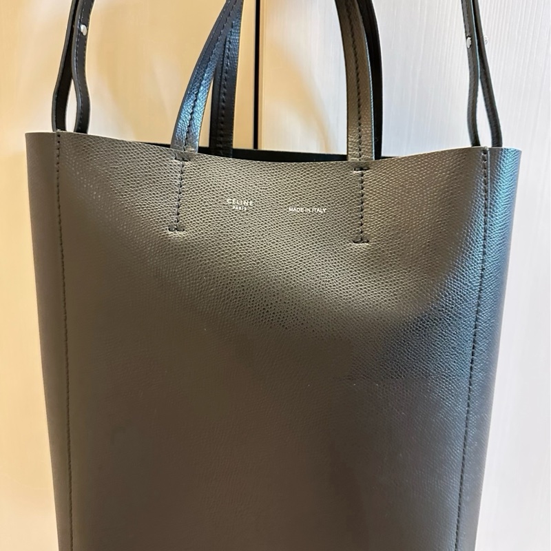 CELINE CABAS TOTE  黑色  肩背 手提 兩用 托特包-1