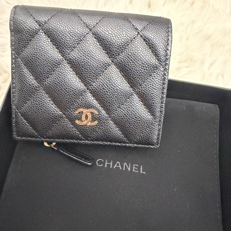 Chanel對開短夾-0