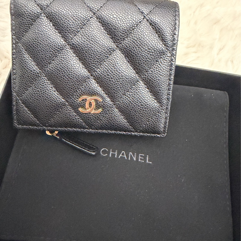 Chanel對開短夾-12