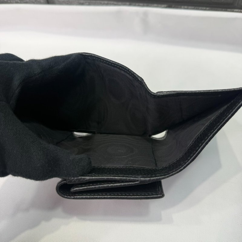 GUCCI GG Marmont牛皮三折短夾-6