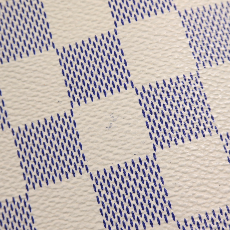 LOUIS VUITTON Damier Azur Pochette Voyage Clutch銀扣手拿包-11