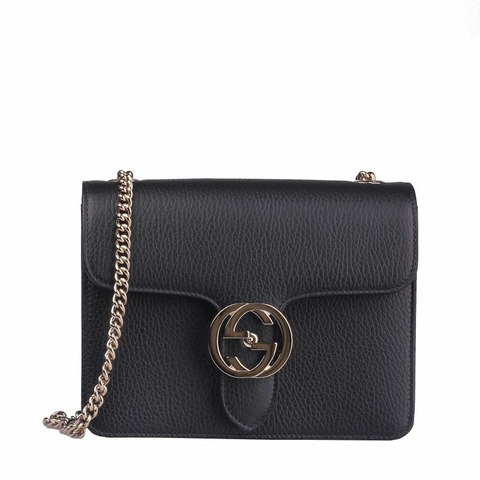 GUCCI 互扣式 GG 鏈條單肩包 510304 CAO0G 1000
