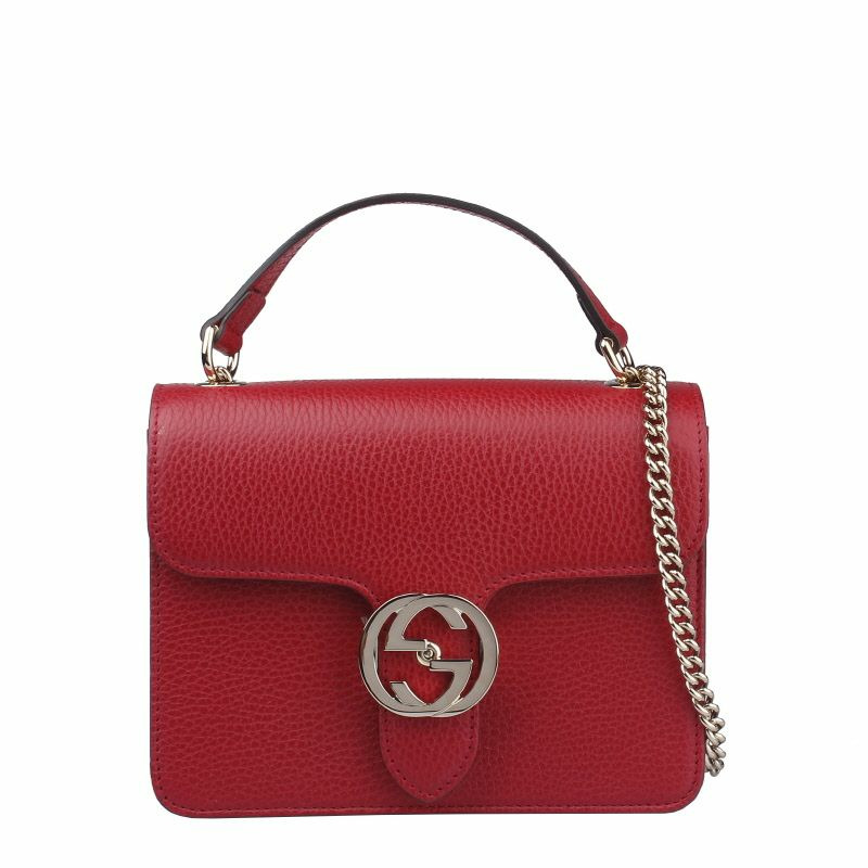 GUCCI 互扣式 GG 鏈條單肩包 510304 CAO0G 6420-0