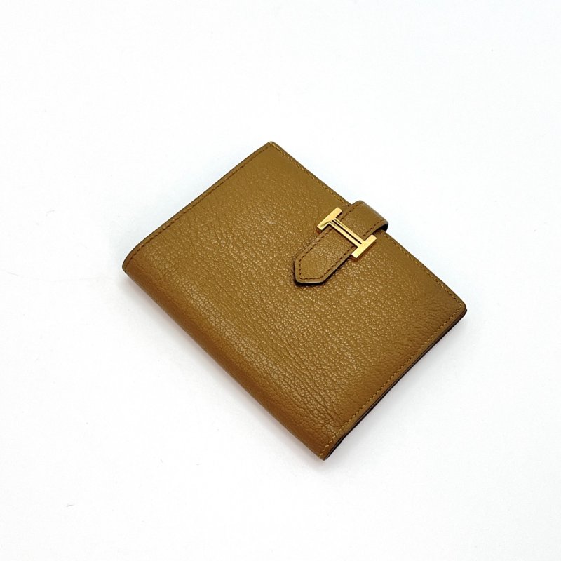 HERMES 金扣 Bearn短款錢包  12*9.5*0.4 98新配件盒子-2