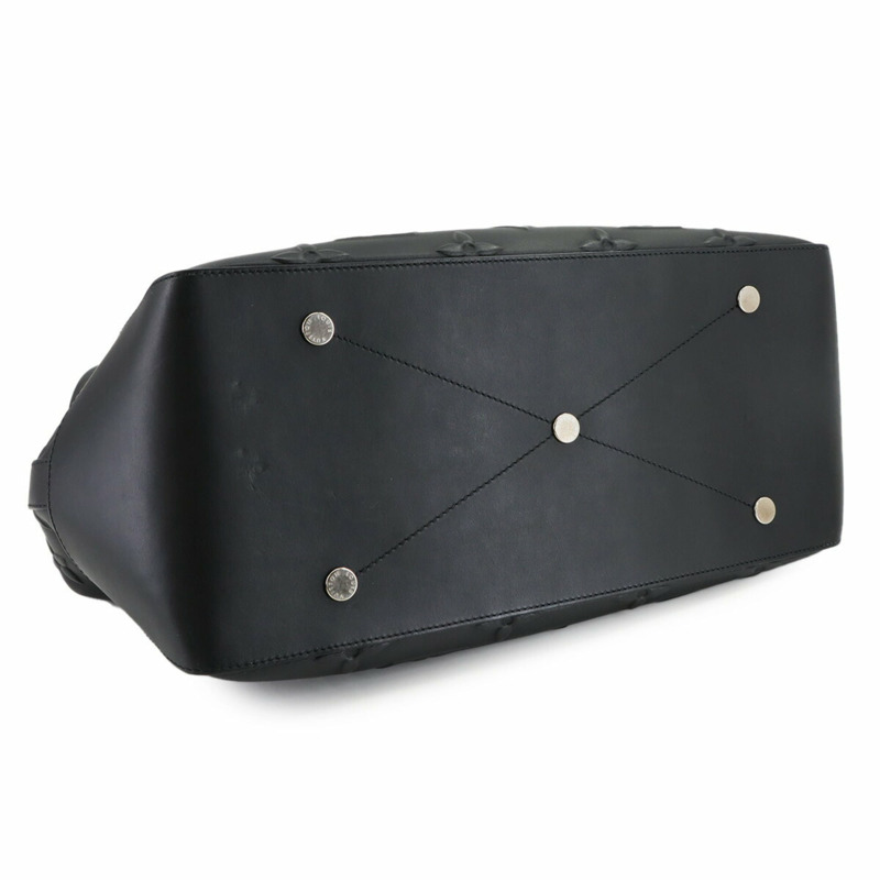 路易威登 Monogram Seal Steamer 手提包/雙肩包，黑色皮革材質 (M58710)，附 RFID 防盜功能-3