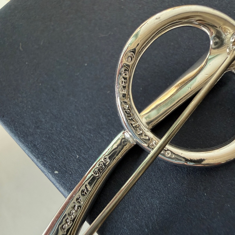 Tiffany 純銀胸針-4