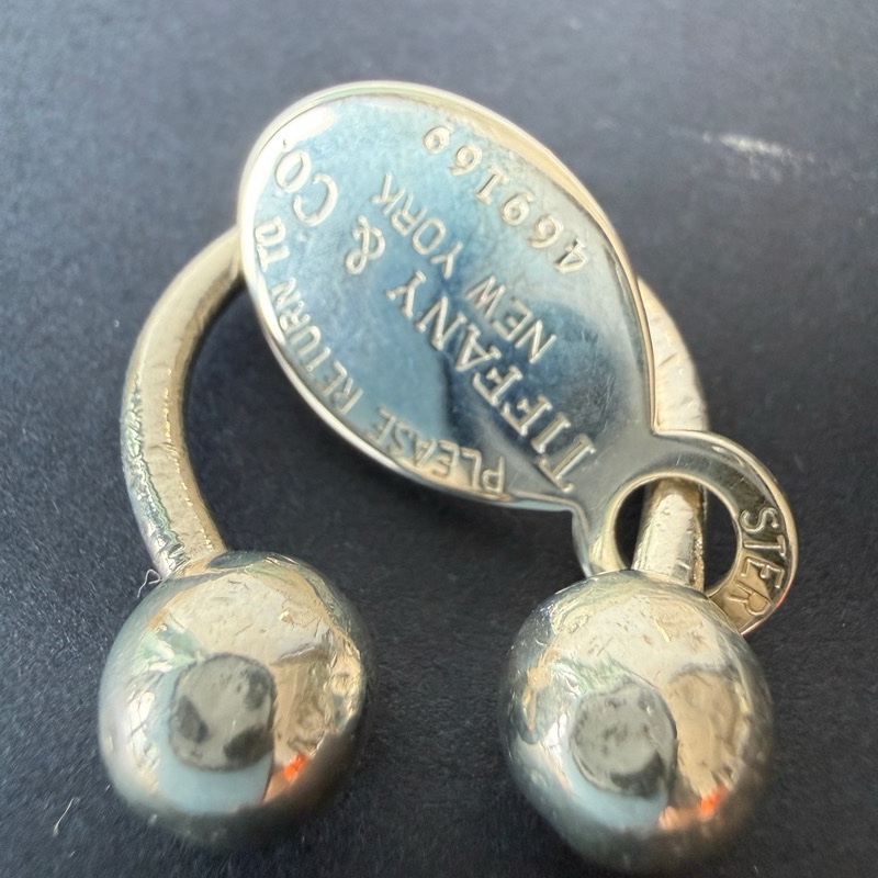 Tiffany 純銀鑰匙圈-0