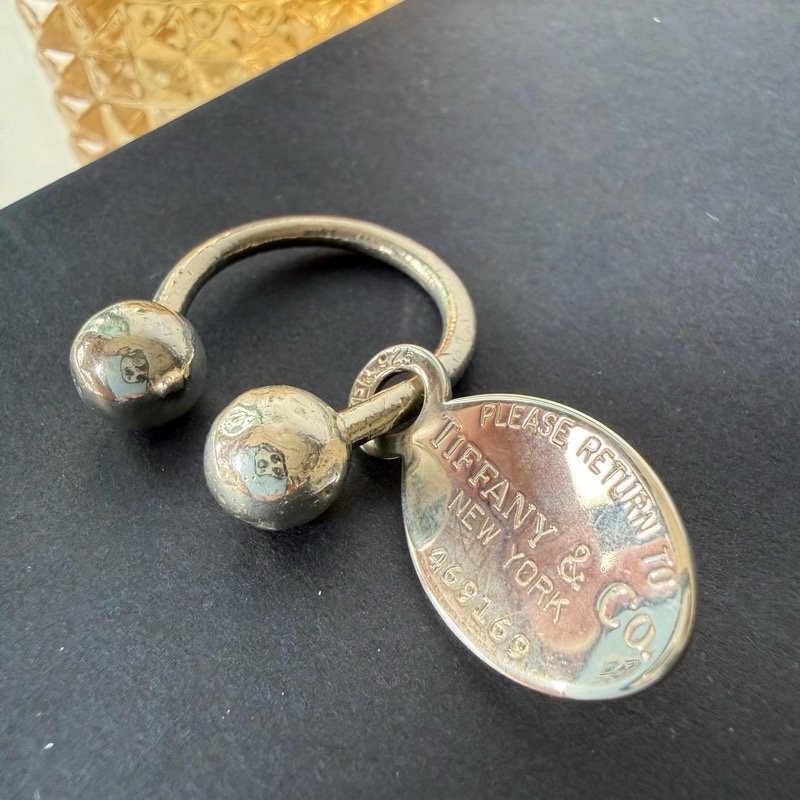 Tiffany 純銀鑰匙圈-1