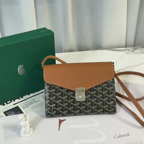 GOYARD Chypre wallet - 棕