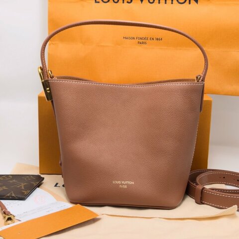 LV Low KeyAll In BB棕色小號手提子母水桶包 17*19*13 99新配件盒子塵袋購證