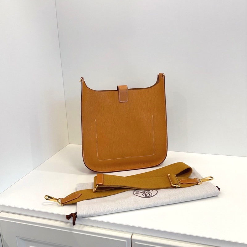 ✨Hermes Evelyne Sellier 29 焦糖棕色金扣 氣質到位 超顯貴氣❤️-3