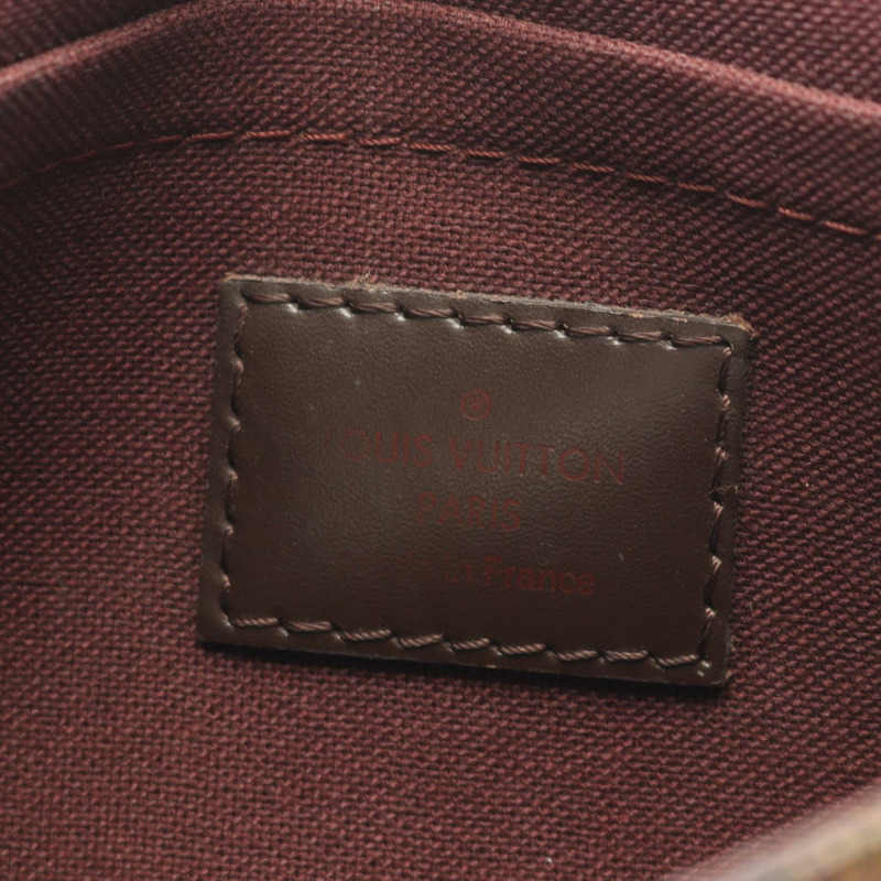 路易威登 Favorite PM Damier Ebene 手提包 N41276 PVC塗層帆布皮革棕色二手女士-3