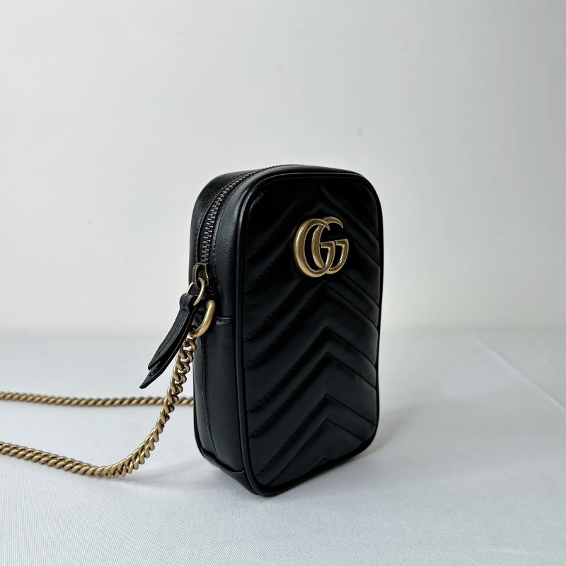 GUCCI GG Marmont手機鏈帶包-3