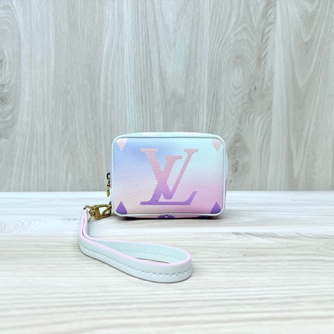 LV WAPITY 藍紫漸層方盒零錢包 M81339