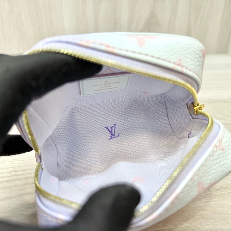 LV WAPITY 藍紫漸層方盒零錢包 M81339-9