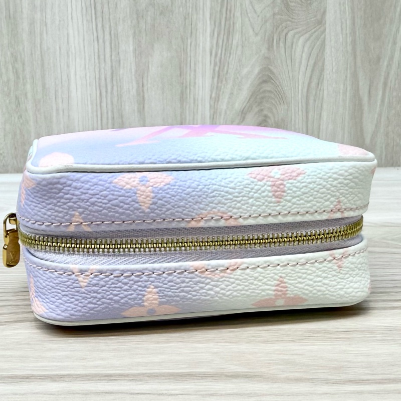 LV WAPITY 藍紫漸層方盒零錢包 M81339-11