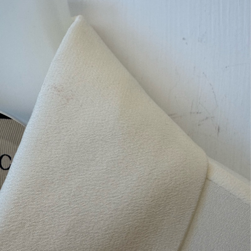 Gucci米白金釦長袖襯衫-14