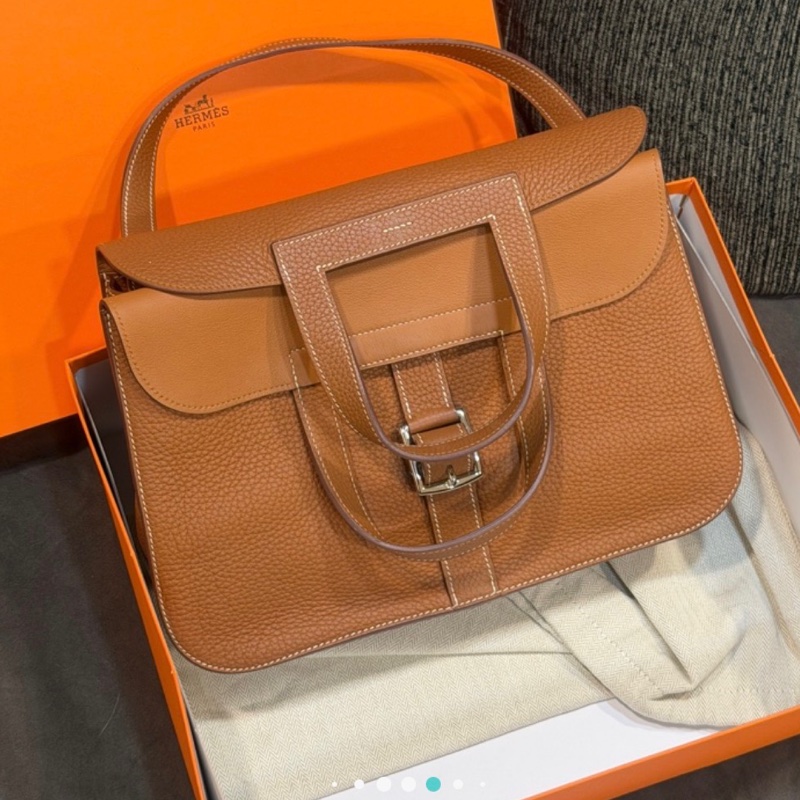 全配❤️ #愛馬仕 #halzan31 #金棕 #銀扣 #TC皮  容量日常沒問題 不用多作介紹的爆款-1