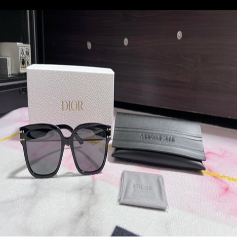 DiorSignature S7F 黑色方形太陽眼鏡 周杰倫同款