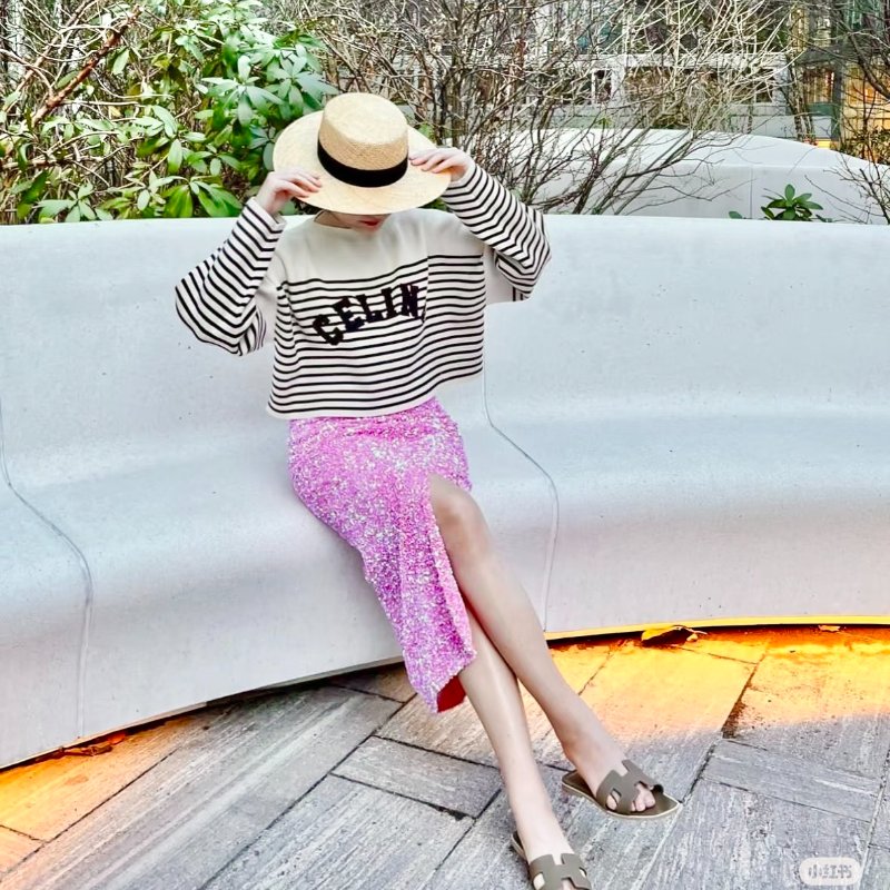 HERMES Oran拖鞋 - 灰 36-1