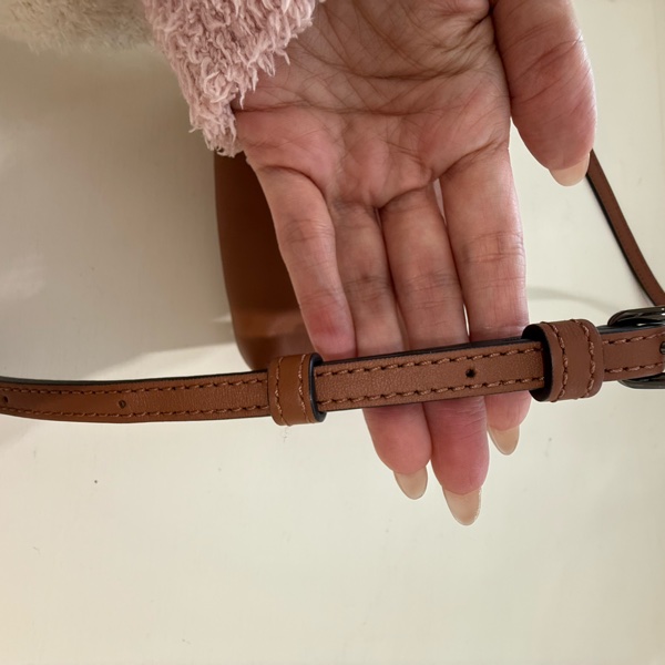 99新LONGCHAMP LE PLIAGE XTRA系列牛皮斜背包(迷你/白蘭地)-17