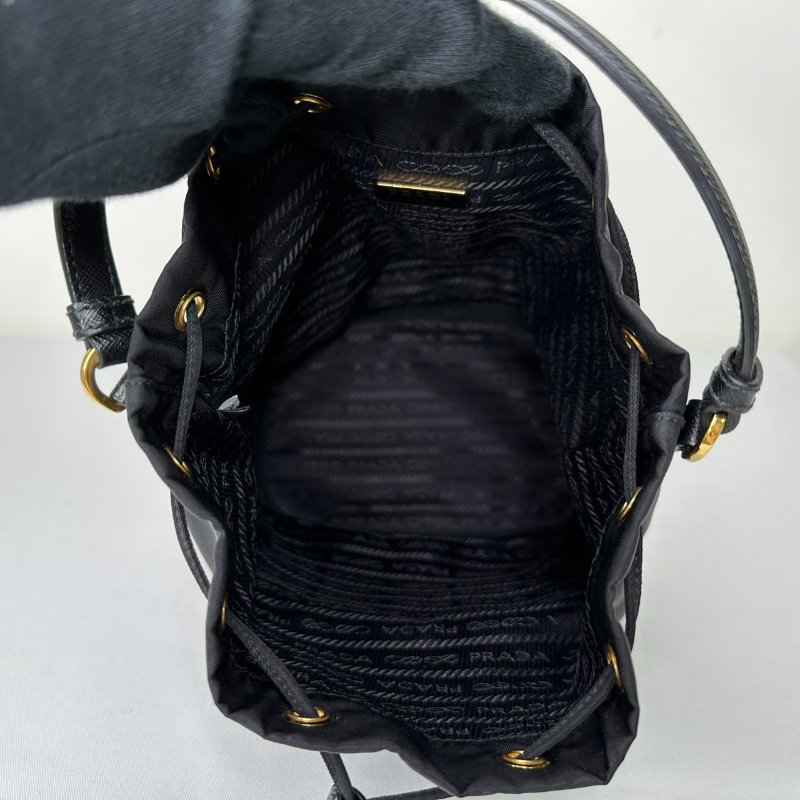PRADA Duet尼龍小水桶包-6