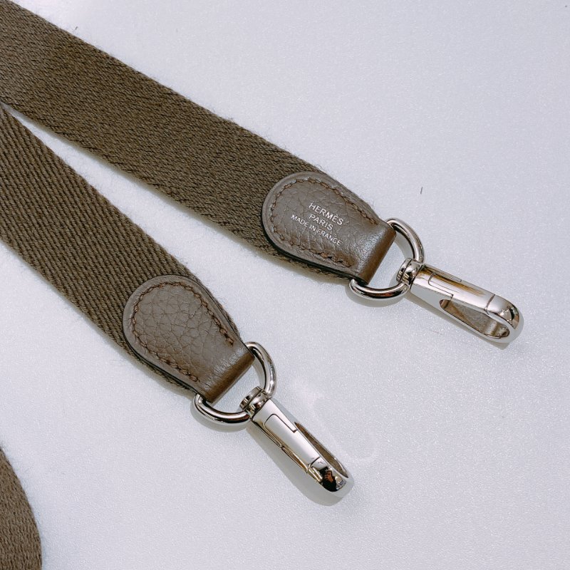 TW4600 Hermes 愛馬仕 迷你 H 伊芙妮 石器灰Mini Evelyne TC 8F Etain x PHW-13