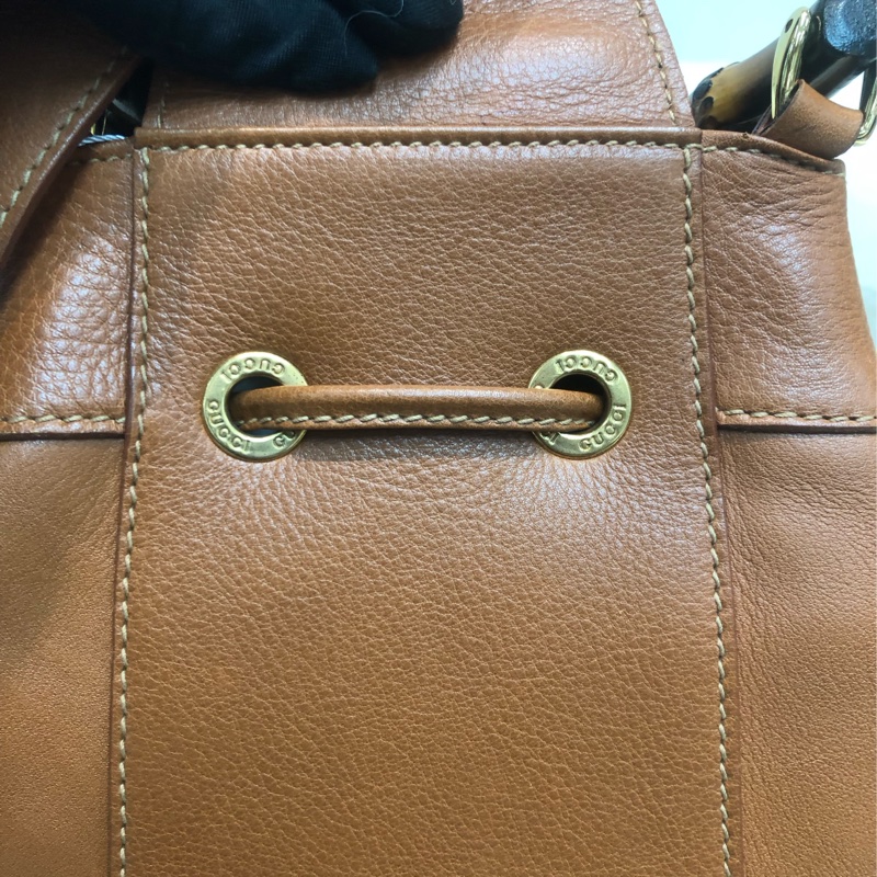 Gucci Bamboo 啡色拳師袋 XC129-5