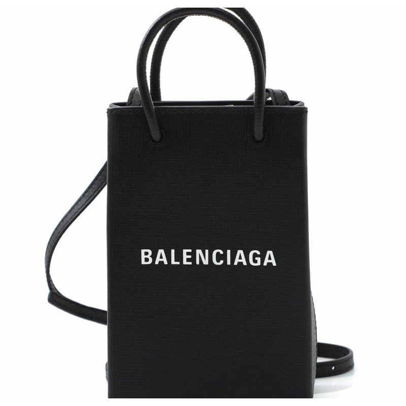 BALENCIAGA 真皮手機包 593826 0AI2N-0