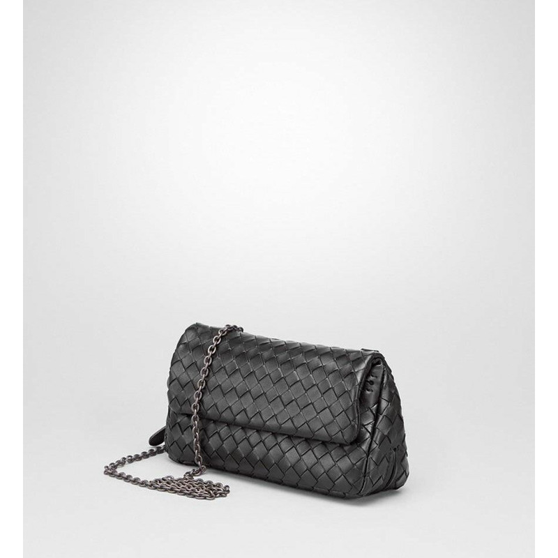 BOTTEGA VENETA Bottega Veneta 迷你斜背包 310774 黑色-2