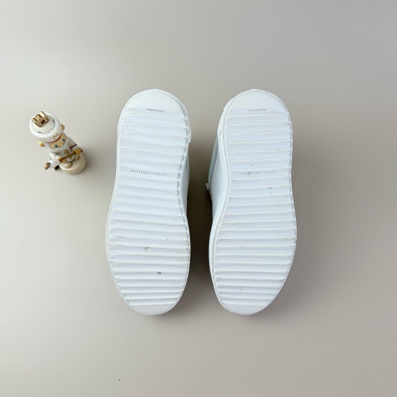 LV/路易威登 Time Out藍粉浮雕老花休閒鞋 36碼 98新 品相不錯-6