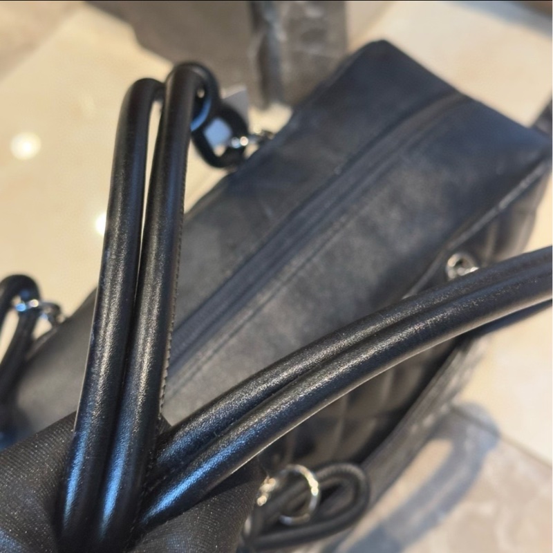 全網最低價 Chanel 康鵬黑色肩背包 95%新 中古款-7