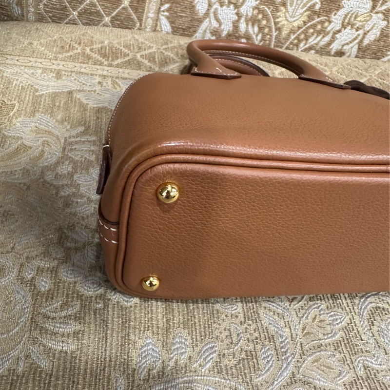 Hermes 37金棕 Evercolor金釦mini Bolide-5