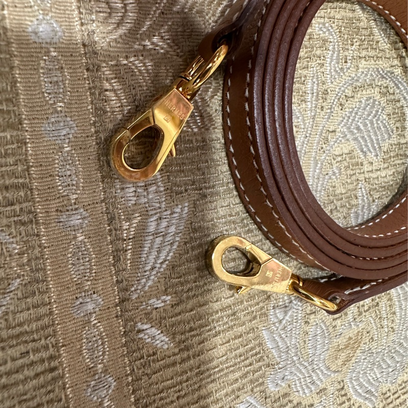 Hermes 37金棕 Evercolor金釦mini Bolide-11