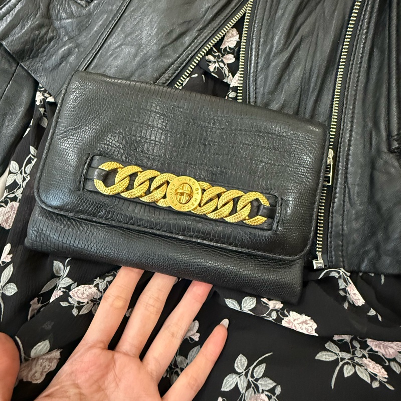 9成新Marc by Marc Jacobs牛皮壓紋側揹包/斜背包/手拿包-6