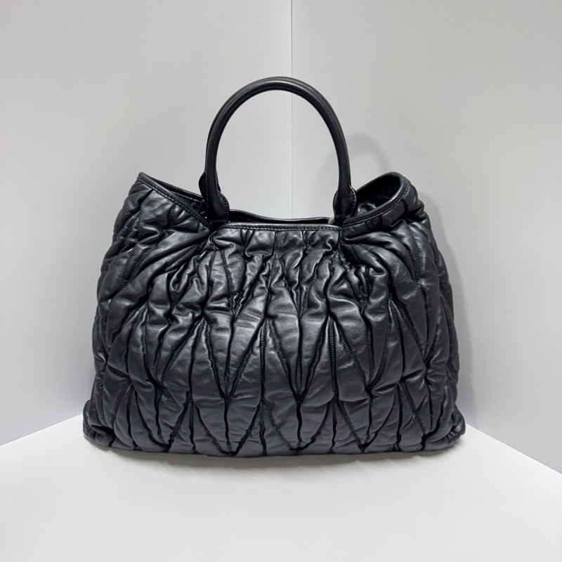 【超級新🎁】 Miu Miu 超嫩Q羊皮 元寶包 肩背+斜背包 （專櫃13.6萬！）-1