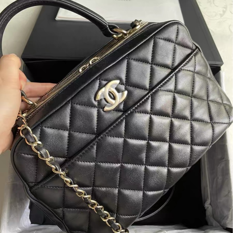 全網最低價 Chanel Trendy CC 保齡球包 99%新-2