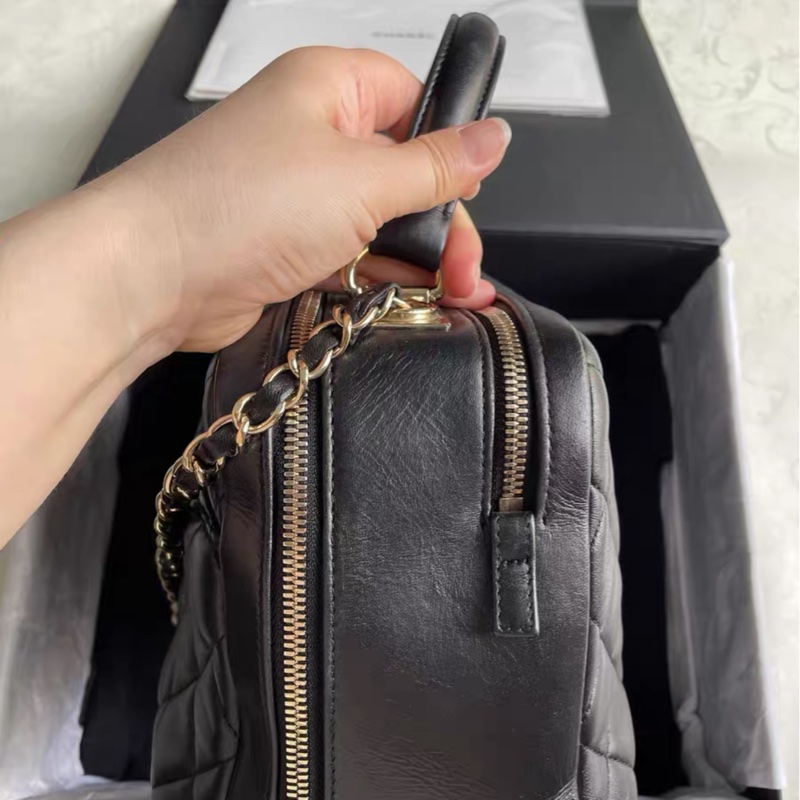 全網最低價 Chanel Trendy CC 保齡球包 99%新-3