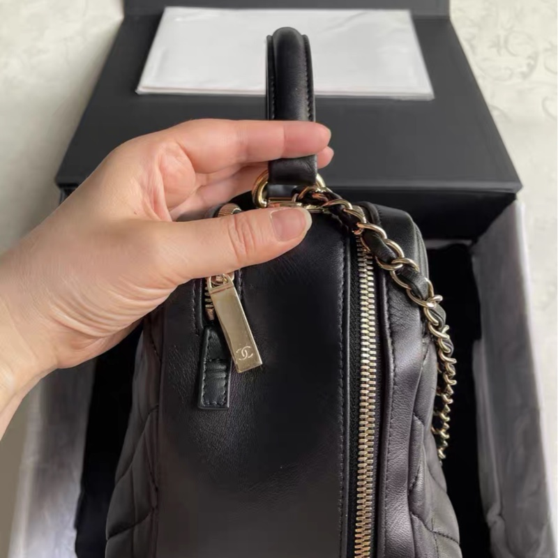 全網最低價 Chanel Trendy CC 保齡球包 99%新-4